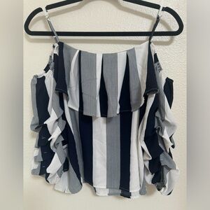 Active USA Women’s off- shoulder Ruffle top